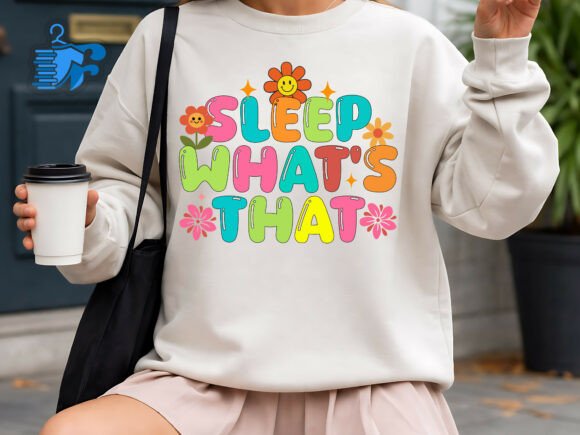 Funny Mom Sleep Whats That SVG – A Playful Graphic for Small Business Branding