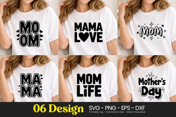 Mom Mama Letter Style Quotes SVG PNG: A Versatile Graphic Design Asset for Local Business Branding