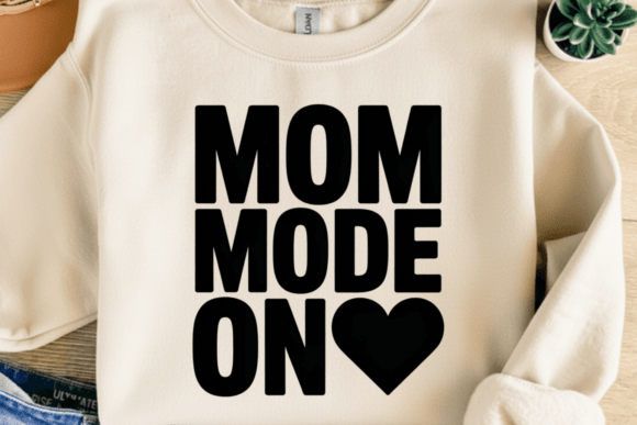 Mom Mode on PNG SVG: A Modern Graphic Design Asset for Local Business Branding