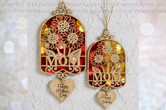 Mom Sunflowers Sun-catcher: A Laser Cut Design Review