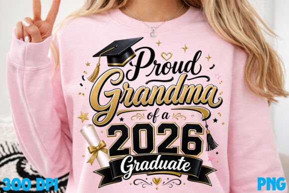 Proud Grandma of a 2026 Graduate SVG PNG Review