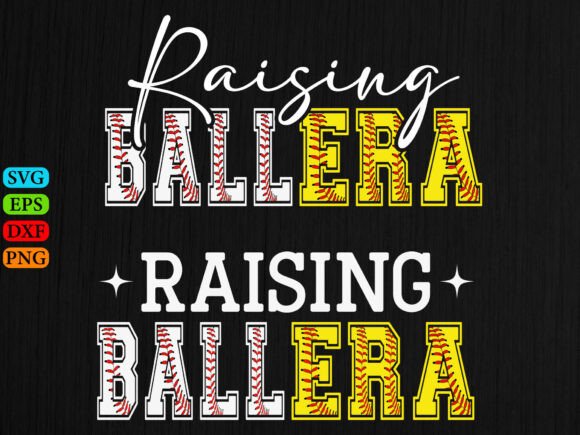 Raising Ballers PNG SVG: A Versatile Graphic Design Asset for Bloggers and T-Shirt Designers
