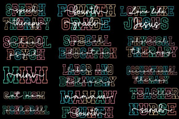 Teacher SVG Fourth Grade Mom Png – A Versatile Graphic Design Asset for Handmade Creations